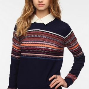 Parks and Recs Pins and Needles at Urban Outfitters Reverse Fair Isle Sweater